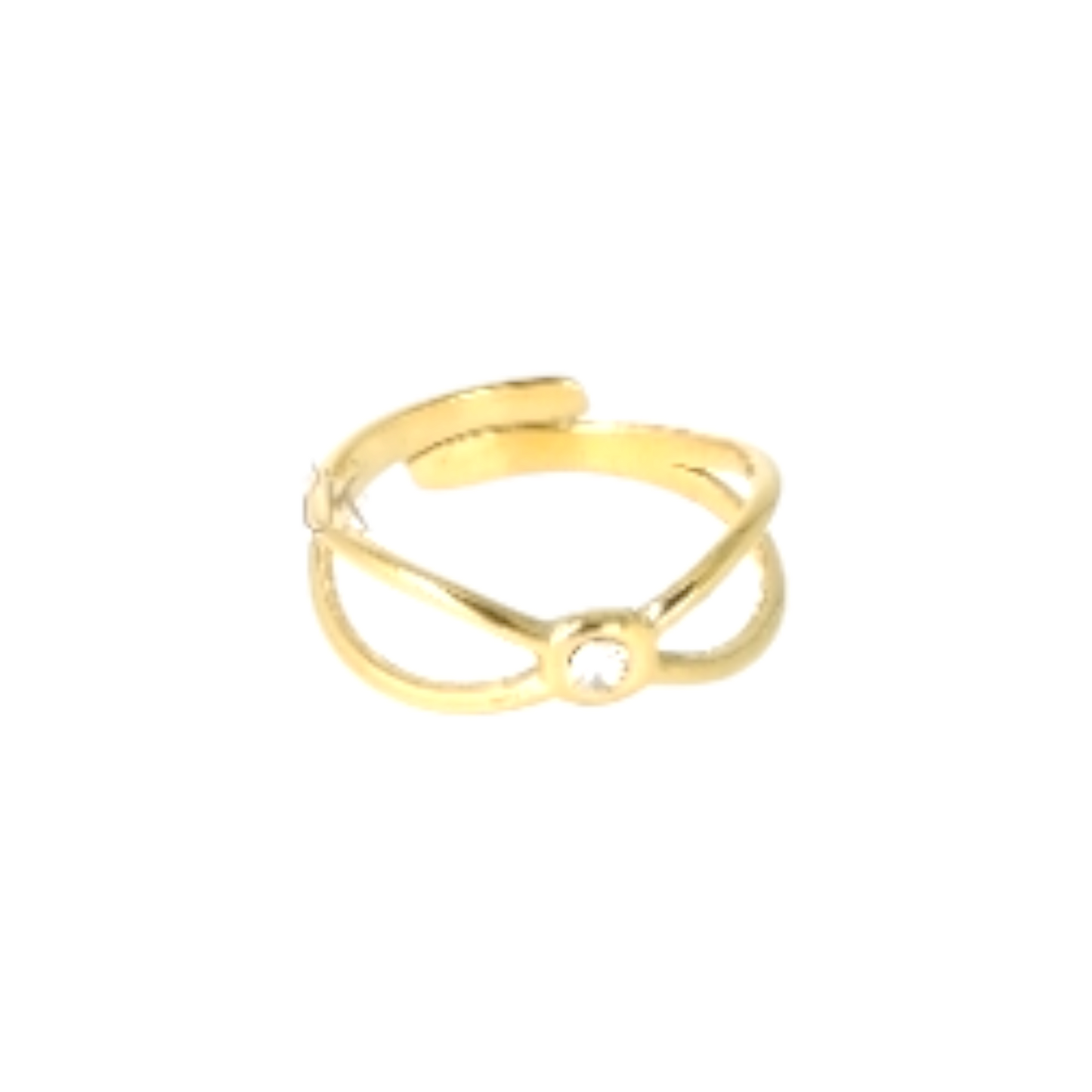 Anello Doppio Punto Luce
