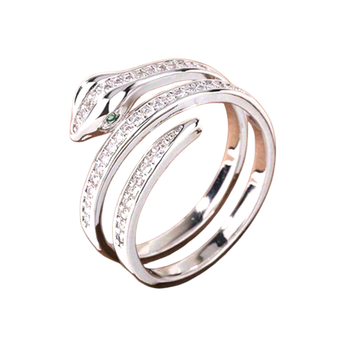 Anello Serpente Strass