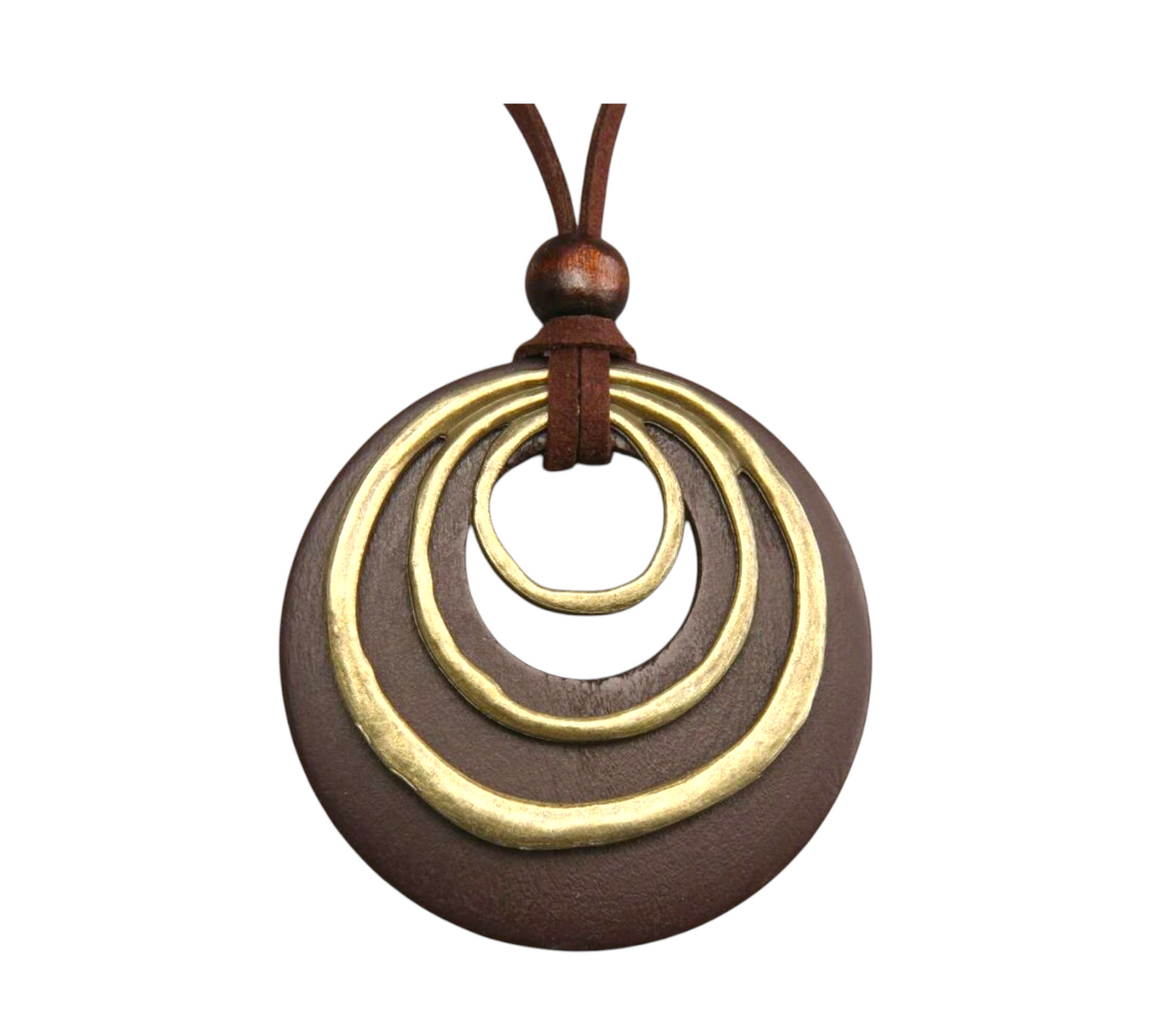 Collana Etnica Marrone
