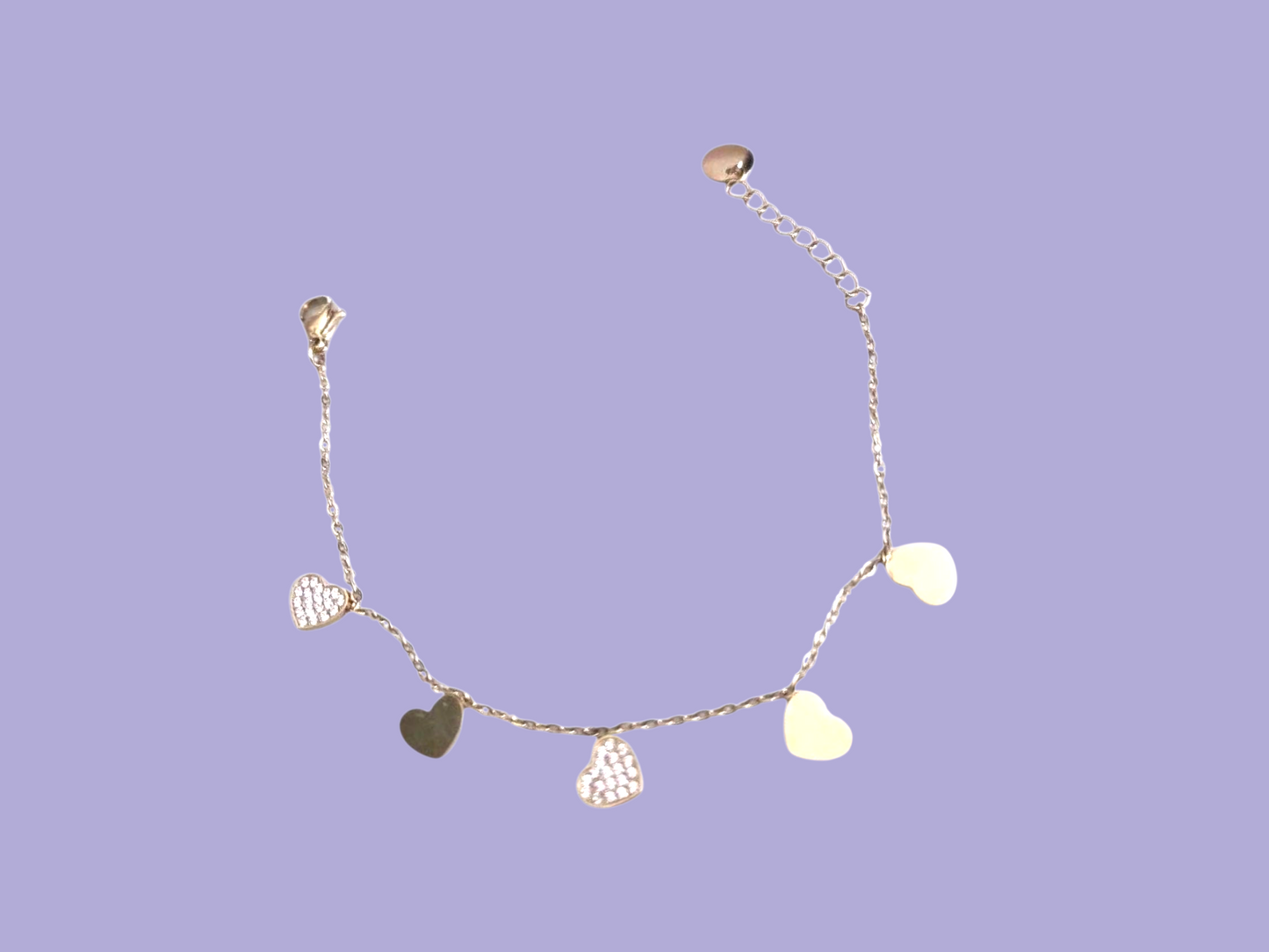 Bracciale Cuore Strass