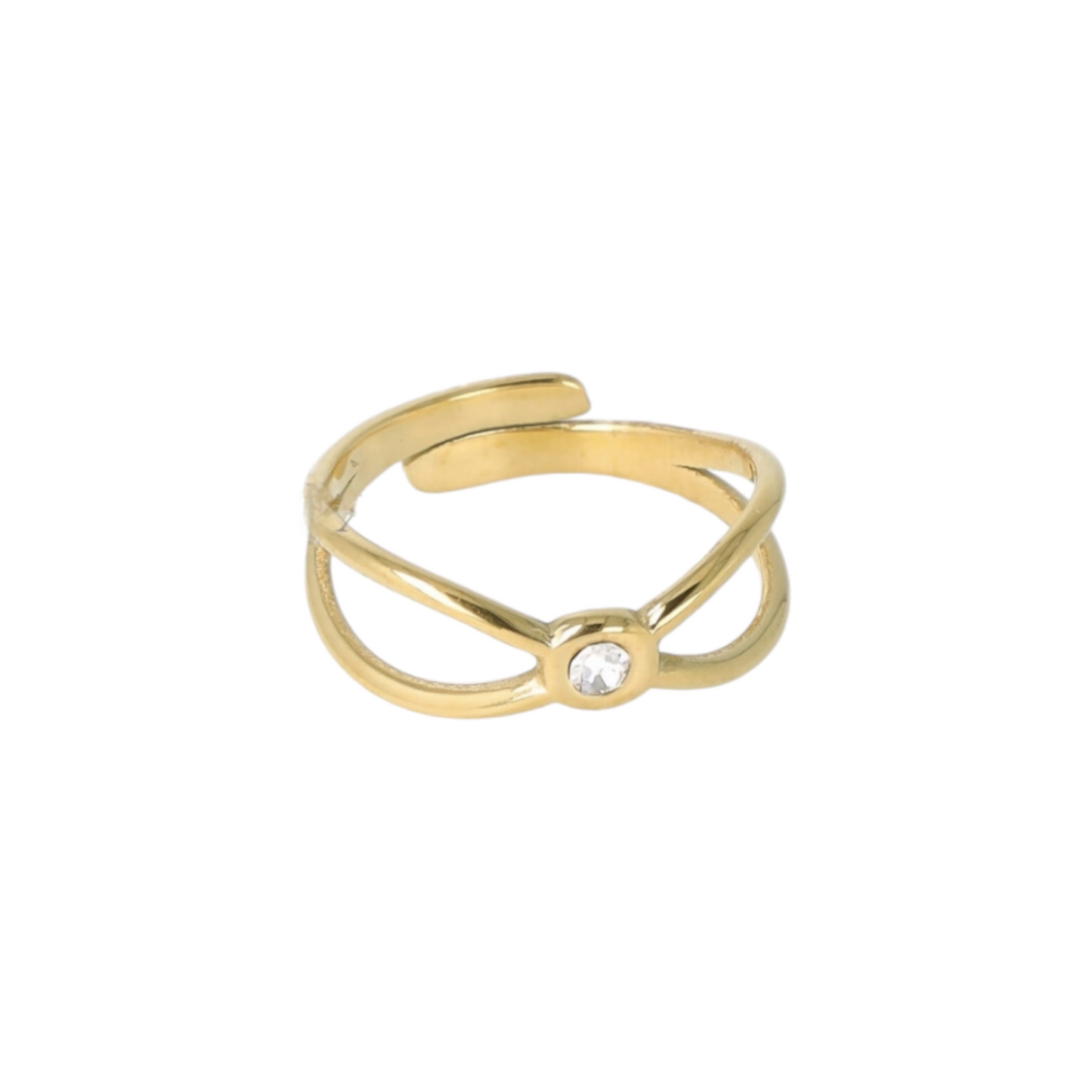 Anello Doppio Punto Luce