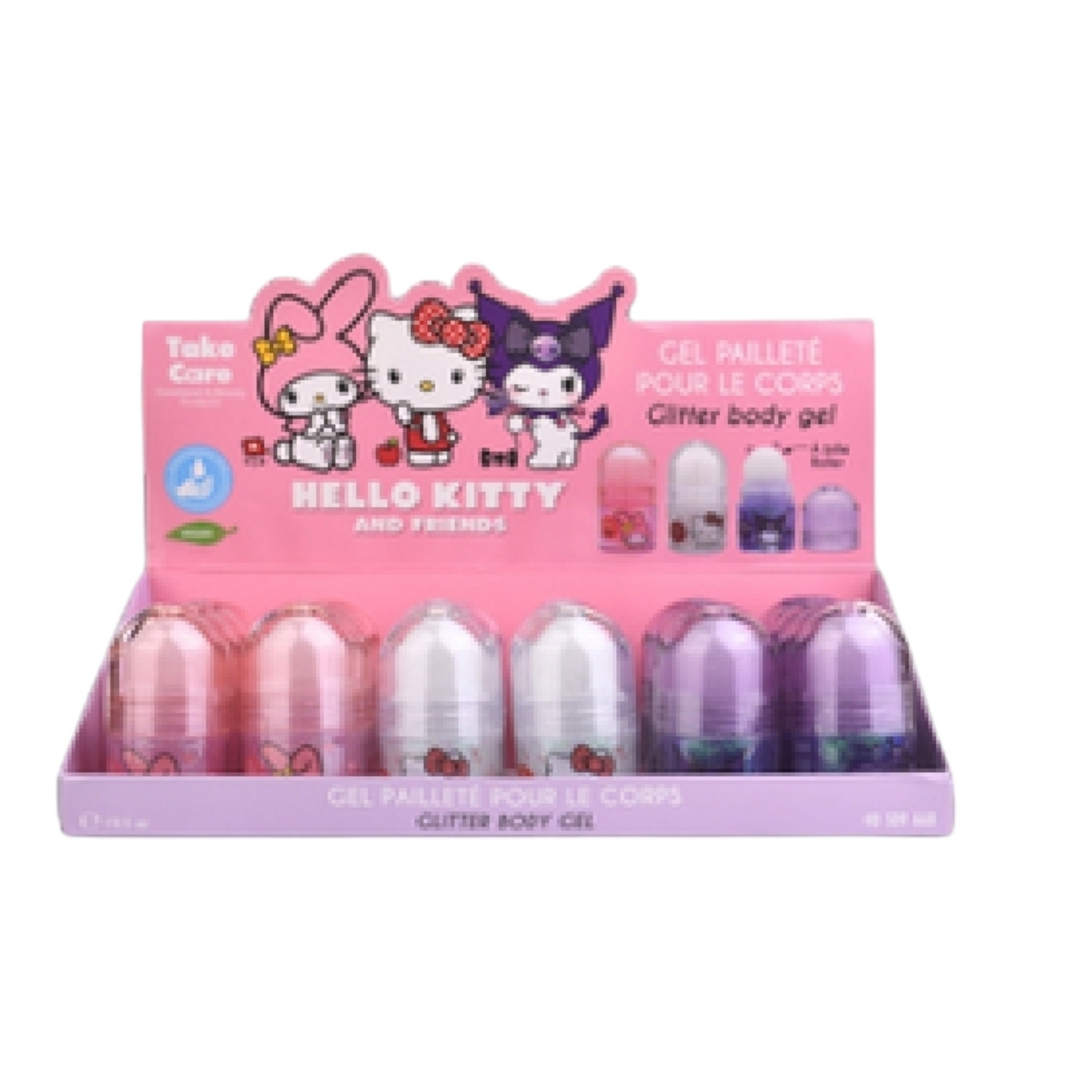 Gel Glitterato Corpo Viola