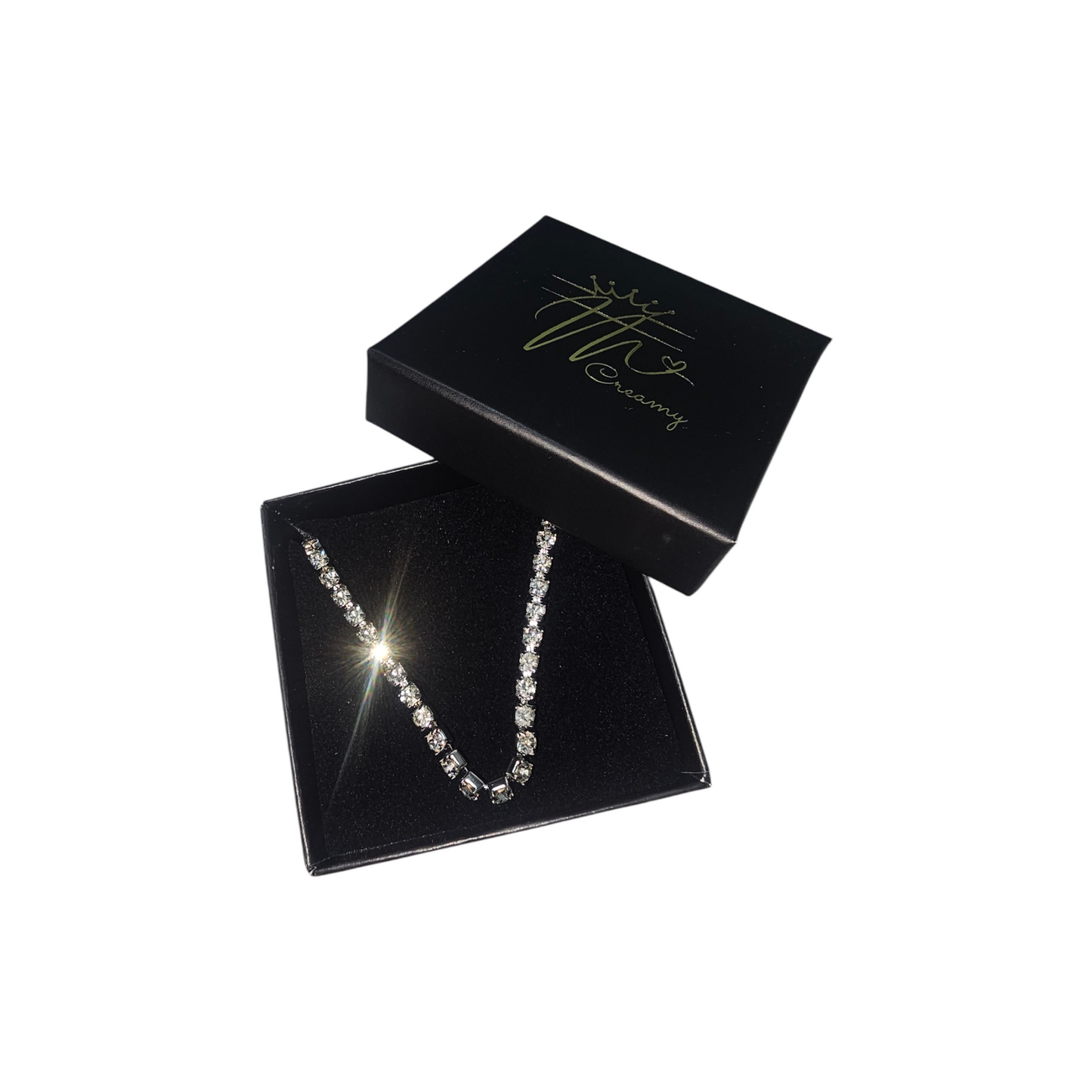 Girocollo Strass Argento