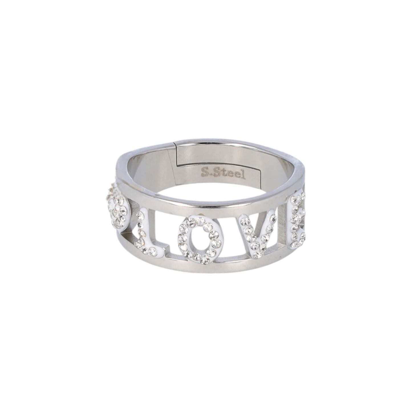Anello Love Acciaio