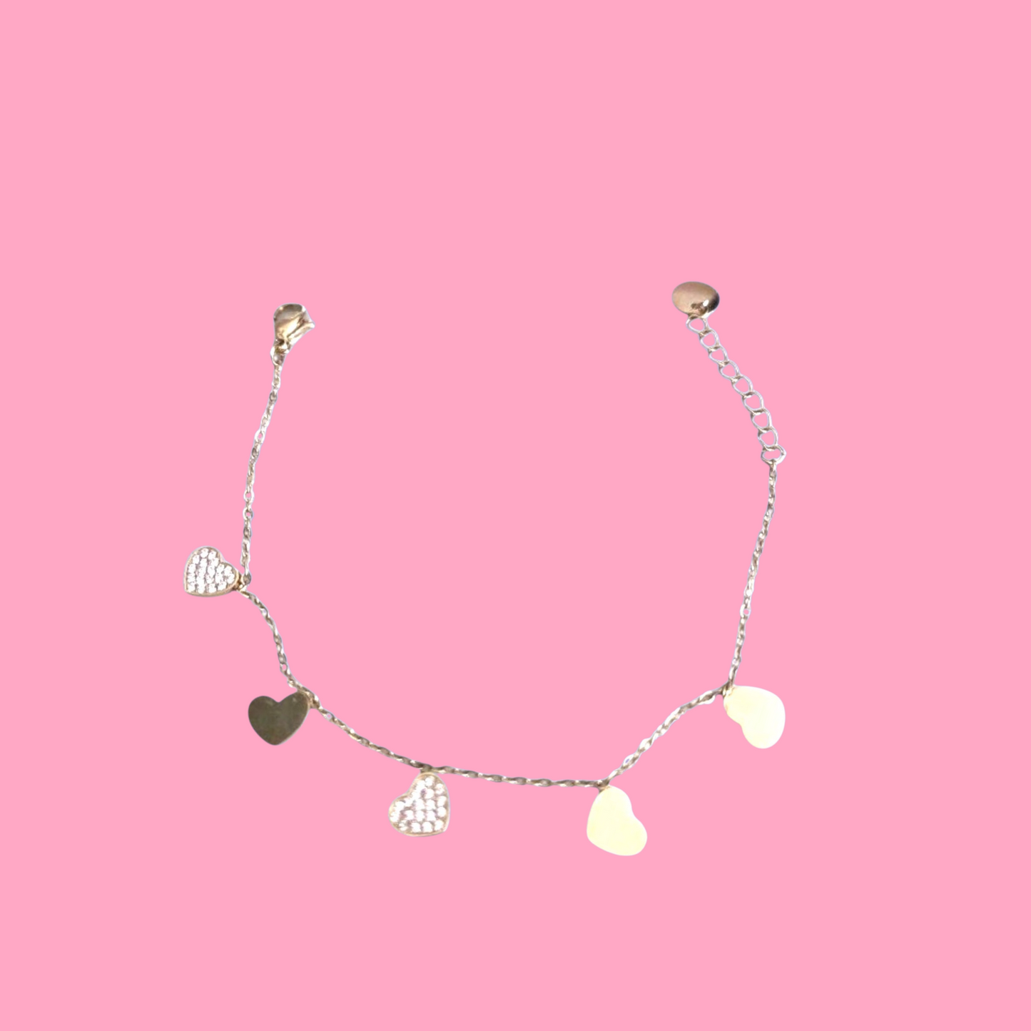 Bracciale Cuore Strass