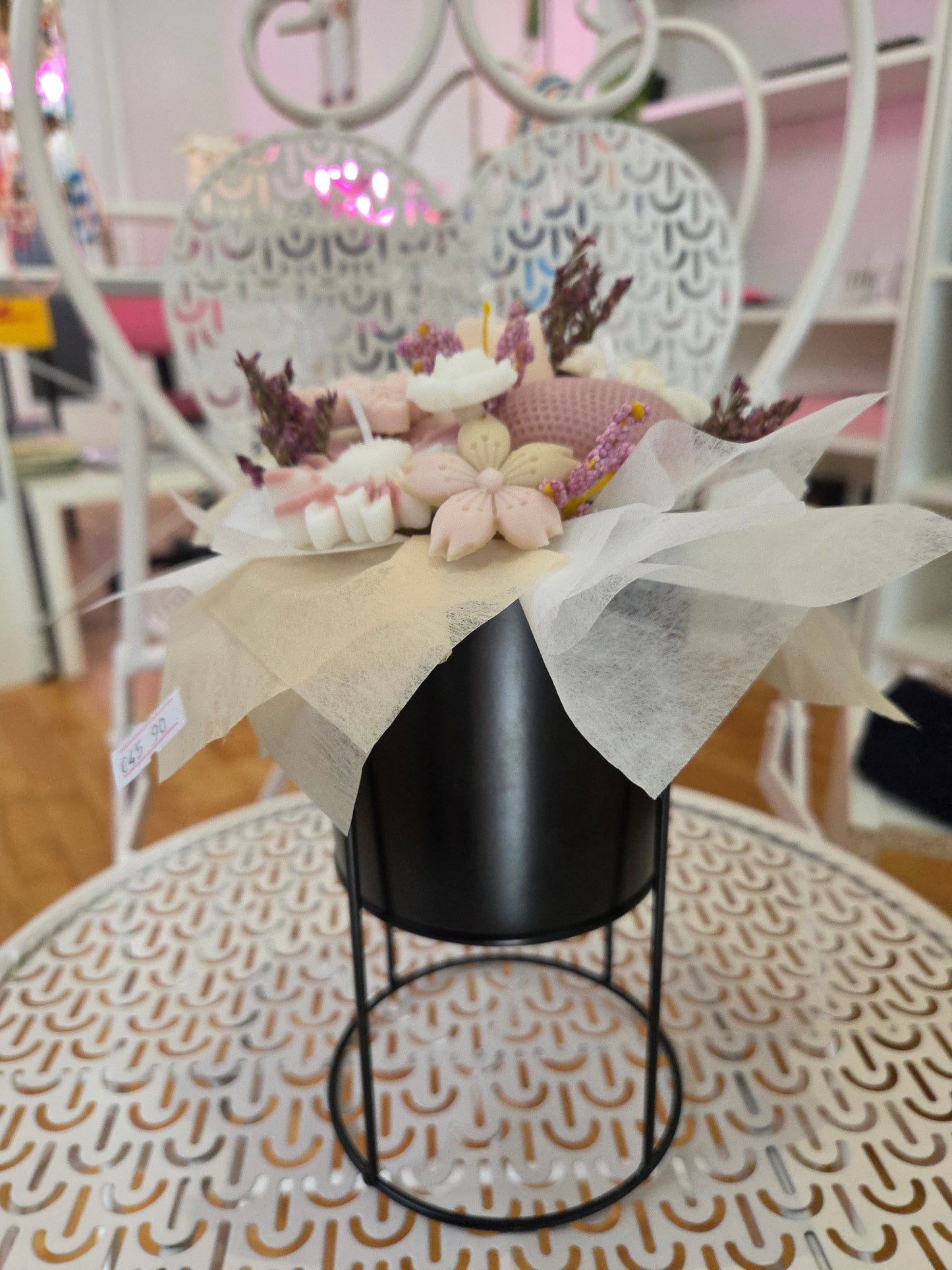 Bouquet di Candele Artistiche Idea Regalo per Matrimoni, Compleanni, Anniversari e Cerimonie