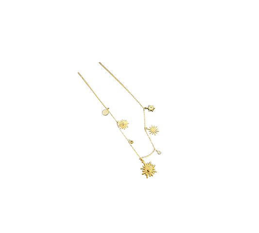 Collana Charms Sole Punti Luce
