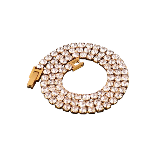 Collana Tennis Color Oro