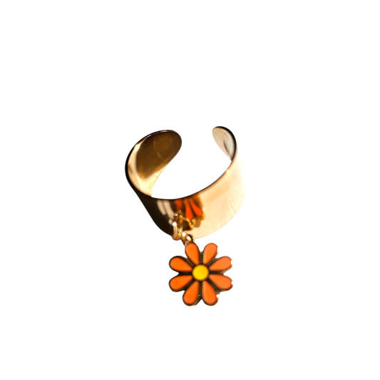 Anello Margherita Arancione
