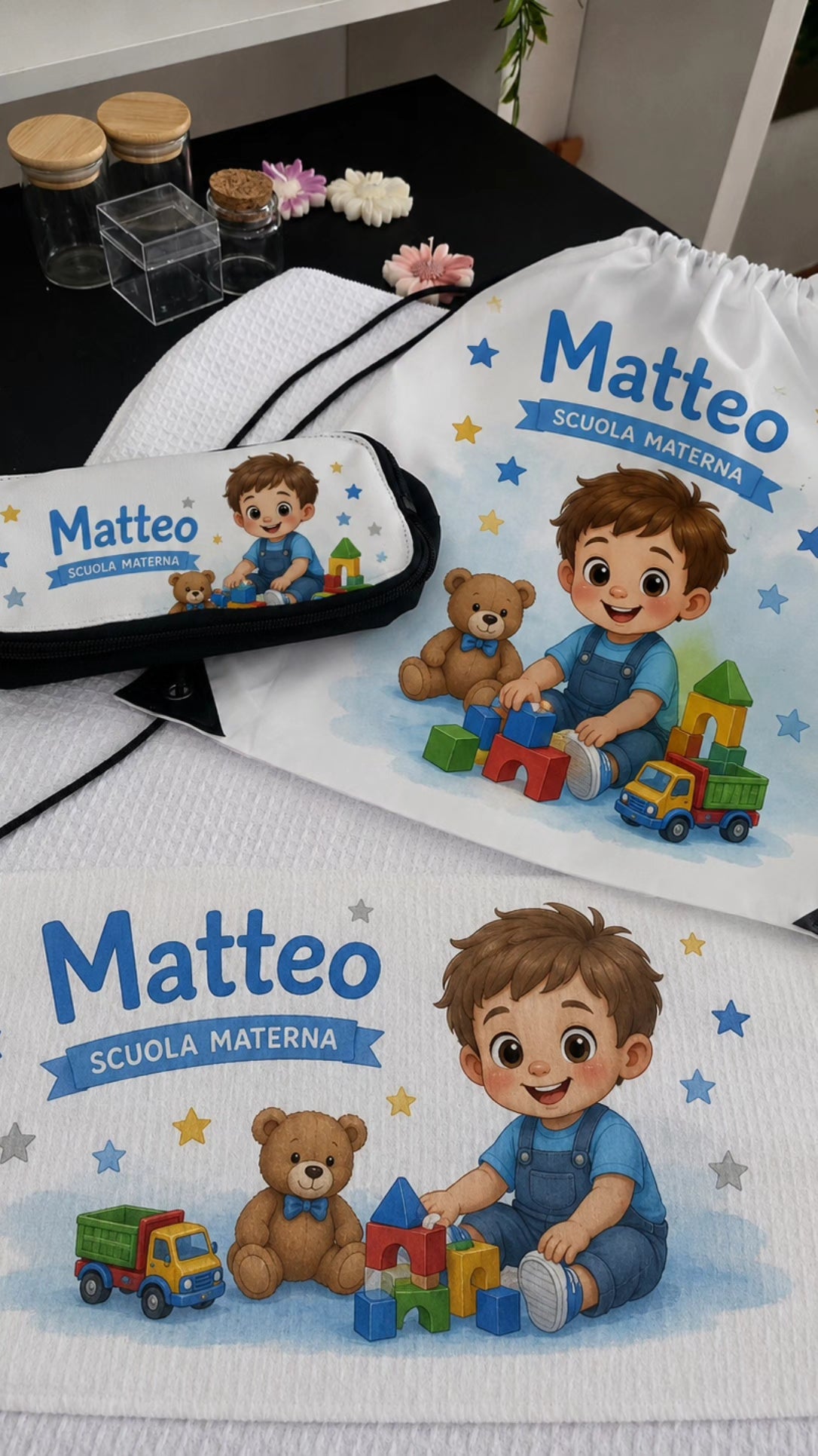 🎒 KIT SCUOLA PERSONALIZZATO – CREATO PER LUI O PER LEI