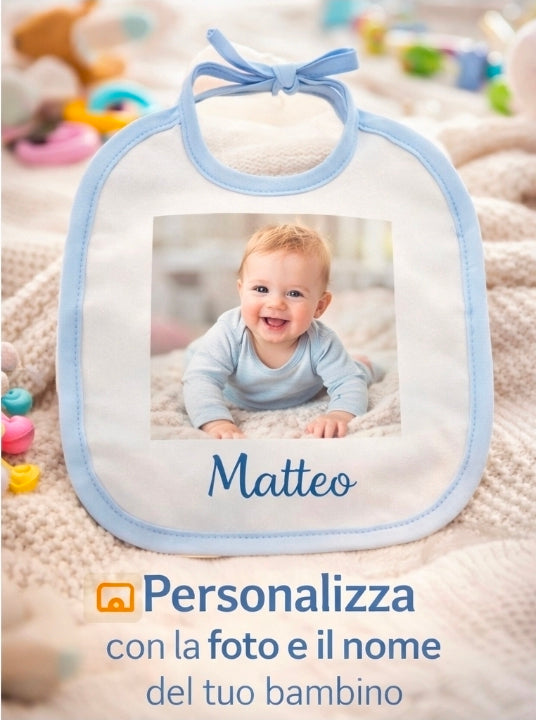Bavaglini Neonato Poliestere Persobalizzabile