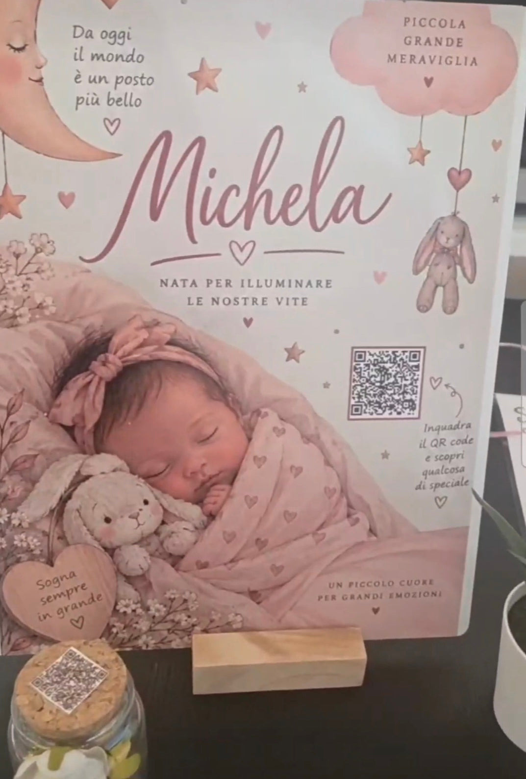 Quadretto Musicale Personalizzato con Foto, Canzone e QR Code | Regalo Emozionale Unico
