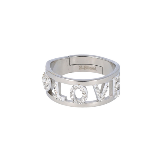 Anello Love Acciaio