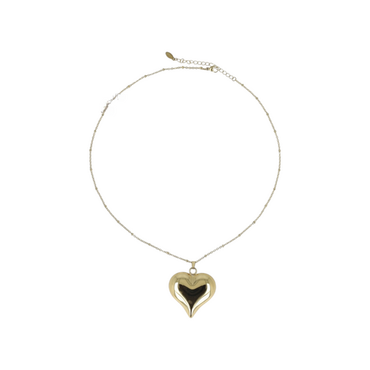Collana Cuore Oro Passante