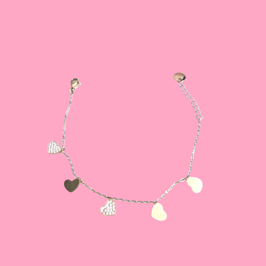 Bracciale Cuore Strass