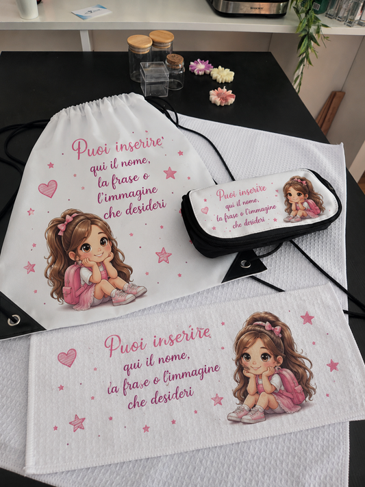🎒 KIT SCUOLA PERSONALIZZATO – CREATO PER LUI O PER LEI